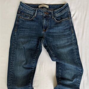 Zara Men's Dark Blue Skinny Jeans